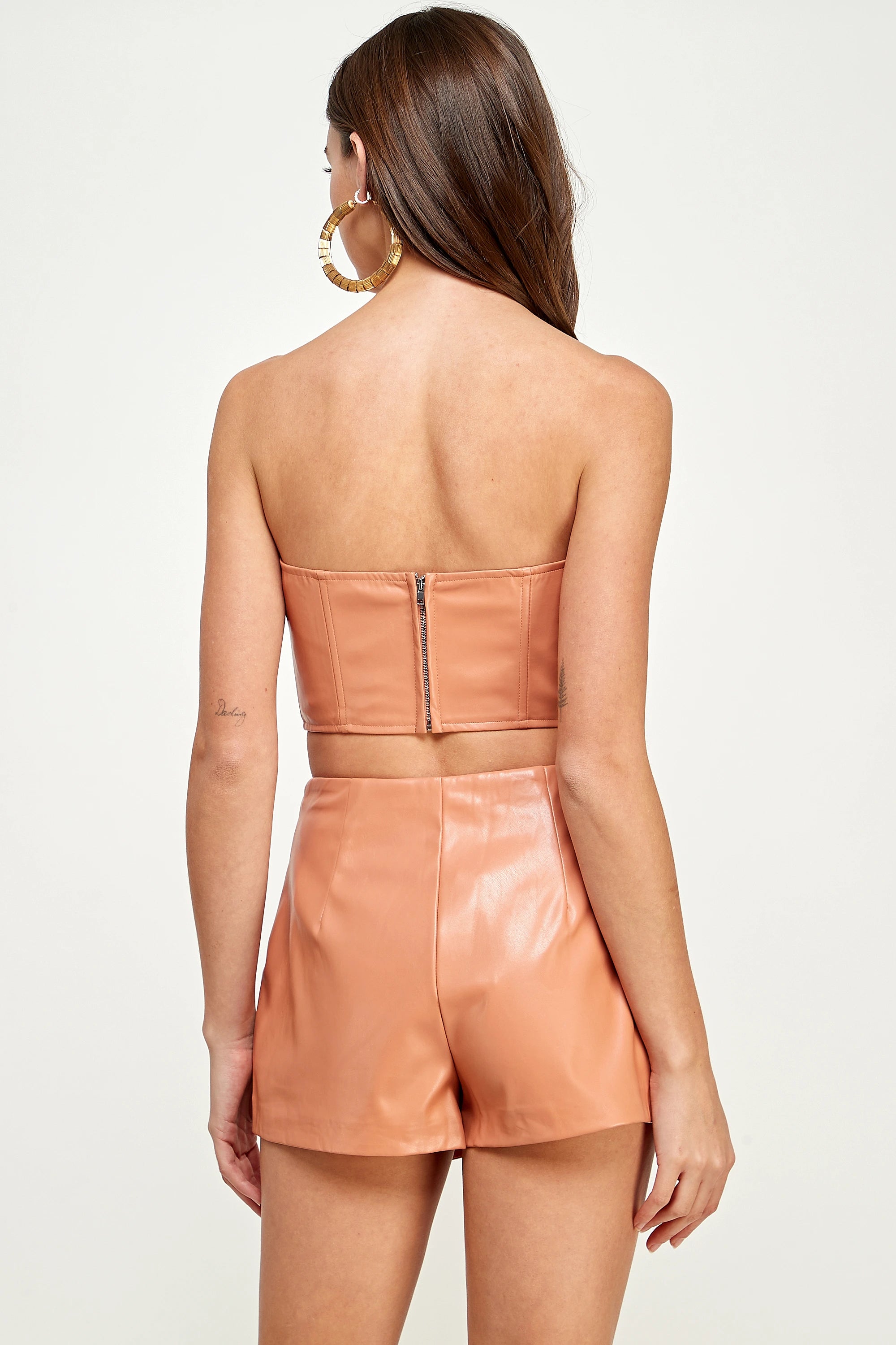 Mini Dress Faux Leather Corset Skirt The Perfect Leather Dress Does Exist? Shop Our Allison Faux Mini Dress Faux Leather Corset Skirt The Perfect Leather Dress Does Exist? Shop Our Allison Faux